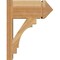 Ekena Millwork Merced Arts & Crafts Rough Sawn Outlooker, Western Red Cedar, 8"W x 16"D x 20"H OUT08X16X20MRC03RWR - alternate 4